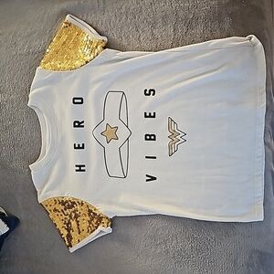 Girls wonder women shirt